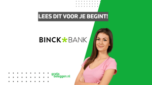 Gratis transactietegoed Binck